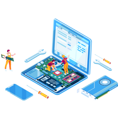 repairing laptops